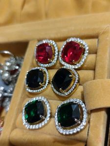 Combo - 3 Pair Zirconia Studs