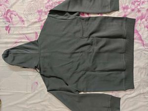 Men Dark Grey Winter Hoodie Pullover Extra Large