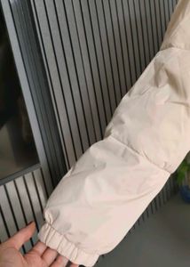 Light Beige Puffer Jacket