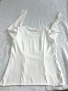 Off White Long Sleeve Top
