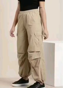Beige Cargo Pants