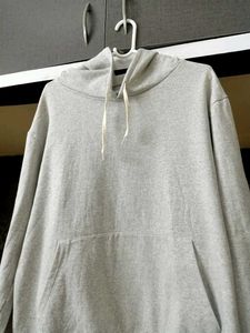 STRIP TEE Grey Hoodie