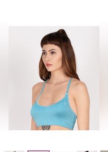 NIKEWomen Sports Lightly Padded Bra (Blue)