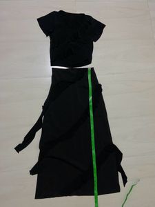 Black Skirt With Ruffles