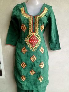Green Pashmina Suit
