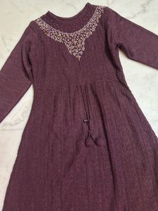 Elegant Maroon Dress