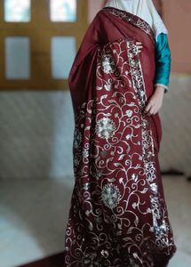 Elegant Maroon Saree