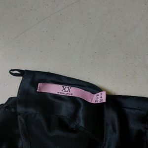 Black Satin Top