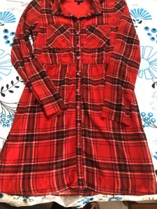 Red Shirt Dress