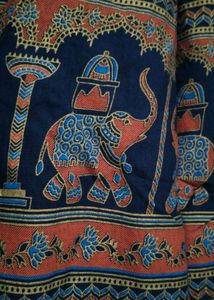 Ethnic Print Long Skirt