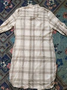 Vintage Plaid Tunic Dress