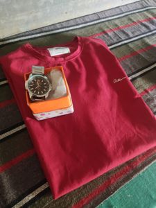 Tshirt And Watch&#39; Combo
