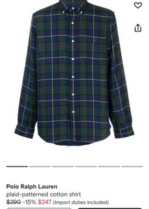 Ralph Lauren Check Shirt