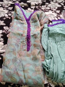 Floral Print Kurta Set