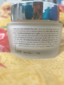 Lotus Herbals Skin Whitening Day &amp;Night Cream