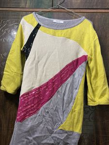 Colorful Patchwork winter Top