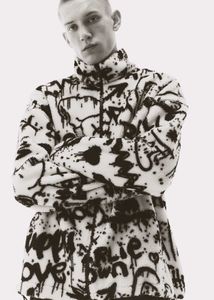 H&M Snoopy Print Fleece Jacket