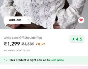 Newme White Lace Off Shoulder