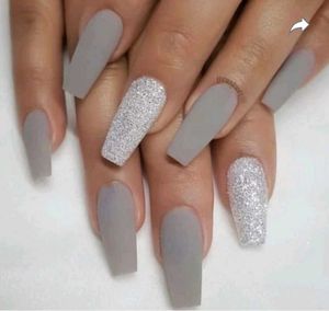 Brown Matt Nails Extension Press On Nail 💅