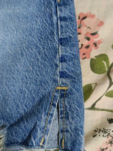 Distressed Denim Shorts
