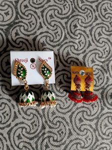 Earrings Jhumka combo