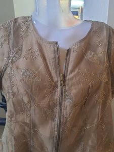 Diwali Special Stylish Gold Embroidered Blouse