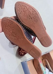New Handmade Jutti Flat Back Open
