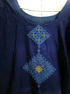Elegant Blue Kurta Pant Set