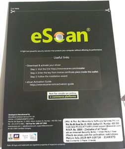 eScan 1 Year Anti-virus For Laptop Cyber Vaccine