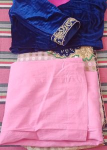 Pink Pach Saree