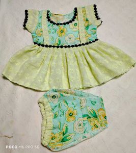 Floral Baby Dress Set