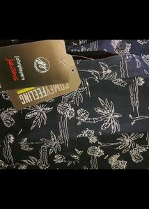 JOHN PLAYERS Tropical Print Short Sleeve Shirt