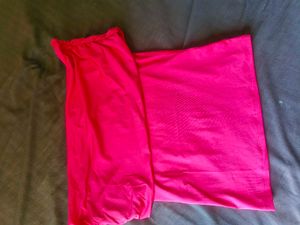 Trendy Pink Off-Shoulder Top