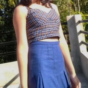 CORSET STYLE CROP TOP
