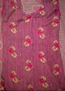 Floral Print Salwar Kameez With Cotton Kurti