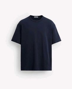 Unisex Navy Blue Oversized Tee 240GSM