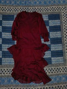 Elegant Maroon Dress