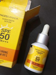 Faces Canada Sunscreen Serum SPF 50