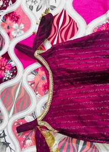 Elegant Maroon Kurta Sharara Set