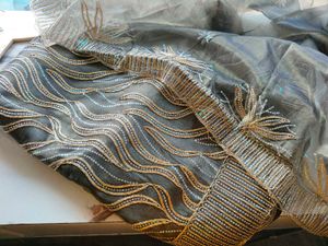 Elegant Embellished party wear unstitched suit