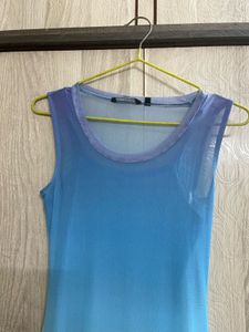 Blue Ombre Bodycon Dress