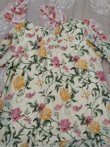 And Yellow Bell Sleeves Top