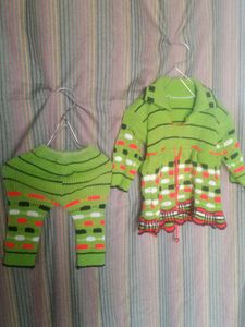 Cute Green Knit Outfit