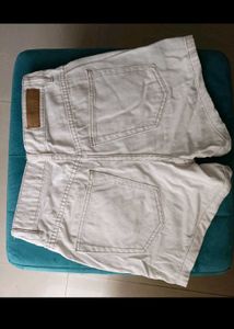 Combo Of Grey Top And White Shorts