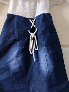 Denim frock