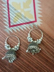 Hoop Jhumka Earrings