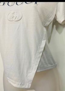 Designer White Crop Top