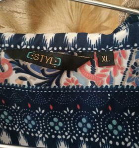 Boho Print Tunic Top