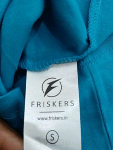 Blue Plain Casual Tank Top (Women)