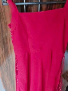 Red Embellished Dress